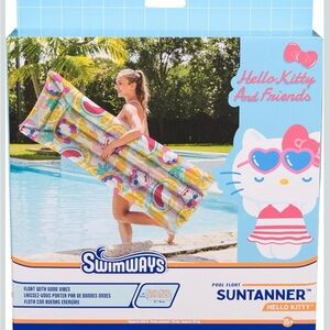 Colorful Inflatable Hammock Float HELLO KITTY